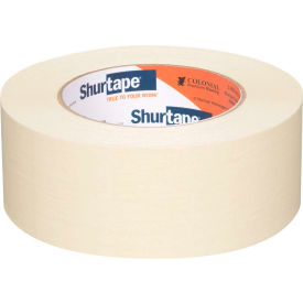 Colonial Premium Grade High Adhesion Masking Tape, Natural, 48mm x 55m - Case of 24