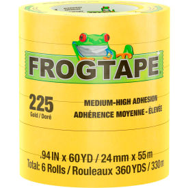 Performance Grade, Moderate Temperature Masking Tape, Gold, 24mm x 55m - Case of 48