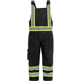 Premium Two Tone Poly-Filled Winter Insulated Bibs with Multi Pockets - Size LG/XL