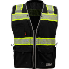 Surveyor's Safety Vest-Black-XL