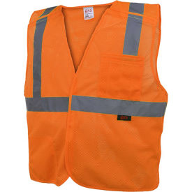 Standard Class 2 Five Point Breakaway Vest - Orange - 5XL