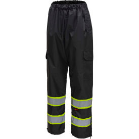 Class E Two Tone Rain Pants, Black, 4XL/5XL