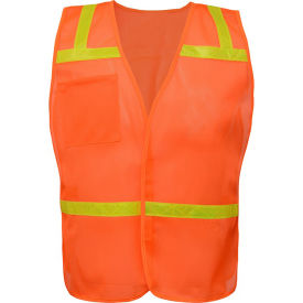 Non Ansi Enhanced Safety Vest-Orange