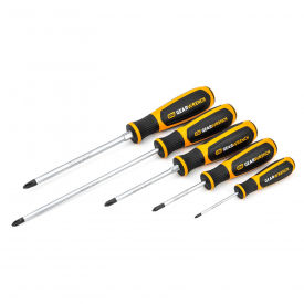 5 Piece Phillips Dual Material Screwdriver Set