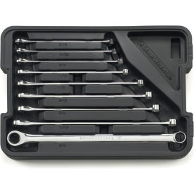 9 Piece 72 Tooth XL GearBox Double Box Ratcheting SAE Wrench Set