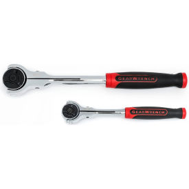 2 Piece 72 Tooth Dual Material Roto Ratchet Set With 1/4" & 3/8" Drive Tang