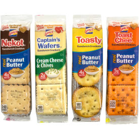 Sandwich Crackers Variety Pack, 36 Count