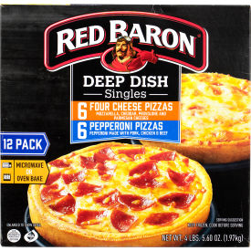 Deep Dish Pizza Singles Variety Pack, 12 Count
