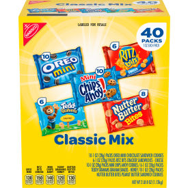 Cookie & Cracker Classic Mix Variety, 1 oz, 40 Count