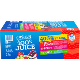 100% Juice Variety Pack, 40 Count