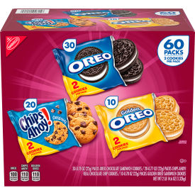 Cookie Variety 2-Packs, 60 Count