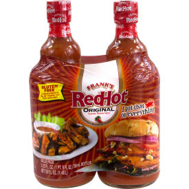Franks Red Hot Original Hot Sauce, 25 oz, 2 Pack