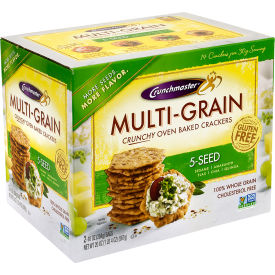 5-Seed Multi-Grain Crunchy Oven Baked Crackers, 20 Ounce