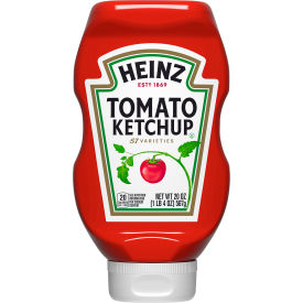 Ketchup Squeeze Bottle, 20 oz, 3 Pack