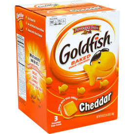 Cheddar Baked Snack Crackers, 3.6 lb