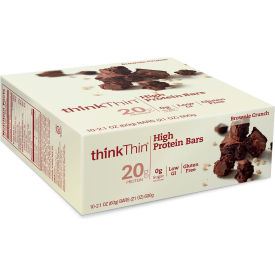High Protein Bars Brownie Crunch, 2.1 oz, 10 Count