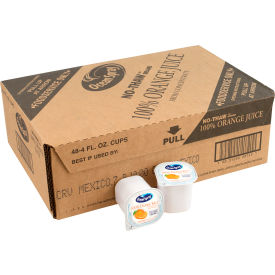 100% Orange Juice Cups, 4 oz, 48 Count