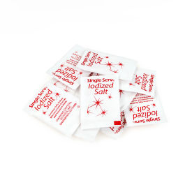 Single Serve Iodized Salt Packet, 3000 Count