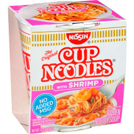 Cup Noodles with Shrimp, 2.25 oz, 24 Count