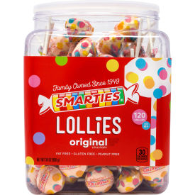 Smarties Wrapped Pops, 34 oz, 120 count