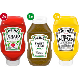 Ketchup, Mustard & Relish Picnic Pack, 4 Pack