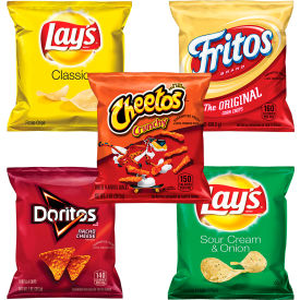 Potato Chips Bags Variety Pack, 1 oz, 50 Count