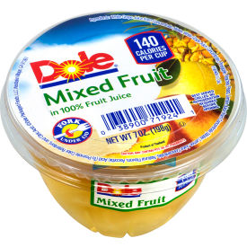 Mixed Fruit in 100% Fruit Juice Cups, 7 oz, 12 Count