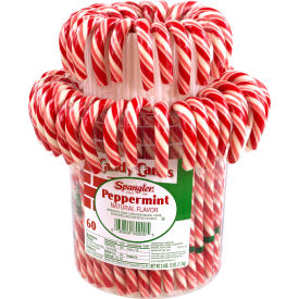 Peppermint Candy Cane Jar, 60 count