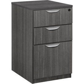 Legacy Deskside Box Box File Cabinet, Ash Grey