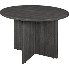 42" Round Dining or Meeting Conference Table, Ash Grey