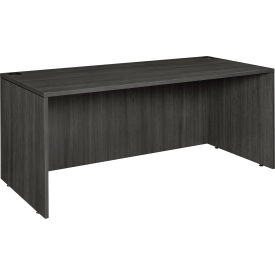 71" Credenza Desk Shell, Ash Grey