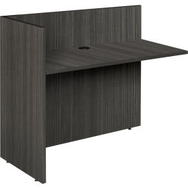 Legacy Reception Desk Return Shell, Ash Grey