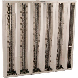 Filter, Baffle, 20X20, Stainless Steel, Heavy Duty, FMP