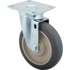 Allpoints 1201185 Caster, Plate, 5" Wheel, 3-1/2" Plate