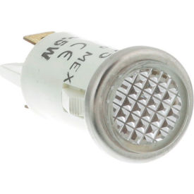 White Flush Lens Signal Light - 125V