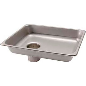 Pan, Meat Chopper, Stainless Steel, 12X9X2" For Uniworld Foodservice