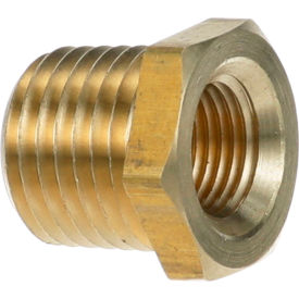 262862 1/8" FPT x 1/4" MPT Hex Reducing Bushing for Hobart