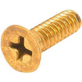 Screw, Flat Head, 10-24, Brass
