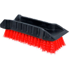 Brush, Hand, Red, W/Scraper
