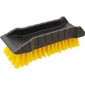 Brush, Hand, Yellow, W/Scraper