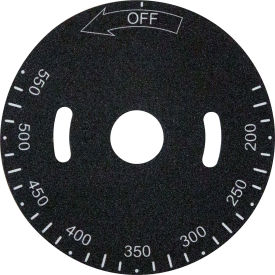 Plate, Temp Dial, 200-550F