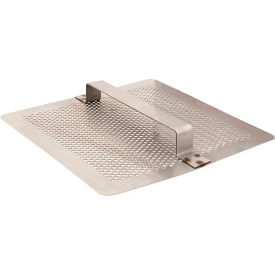 Strainer, Drain, 7-3/4"Sq, Stainless Steel