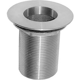 Nickel Plated Brass Sink Drain - 1 1/2" NPS; 3" Long; 2" Sink Opening