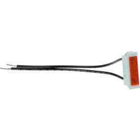 ular, 2-5/8" x 1-5/8", 12 Volt, Amber