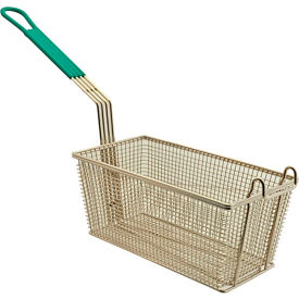 Allpoints Basket, Fry, Teal Handle, 12-1/8" X 6-5/16"