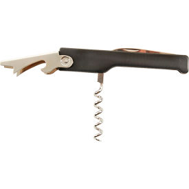 Allpoints Corkscrew, Black Plastic Handle, Heavy-duty