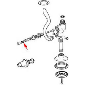Spring, Push Button For T&S Brass & Bronze Works