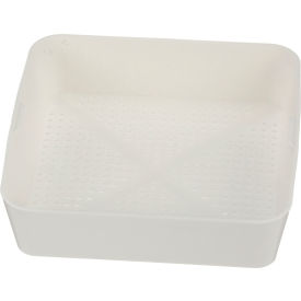 8 1/2" x 8 1/2" Plastic Floor Drain Strainer with 1/8" Holes