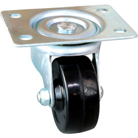 2 1/2" Swivel Plate Caster - 200 lb. Capacity