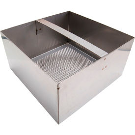 Strainer, Drain, 7-3/4"X4"D, Stainless Steel